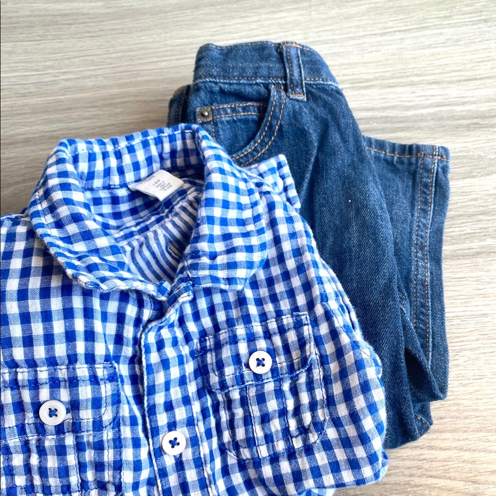 Toddler outfit size 18t, Tucker + Tate shirt
